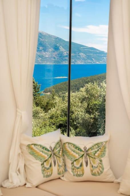 Villa Elisabeth Sea View Private Pool Fiskardo Kefalonia Katsarata Экстерьер фото