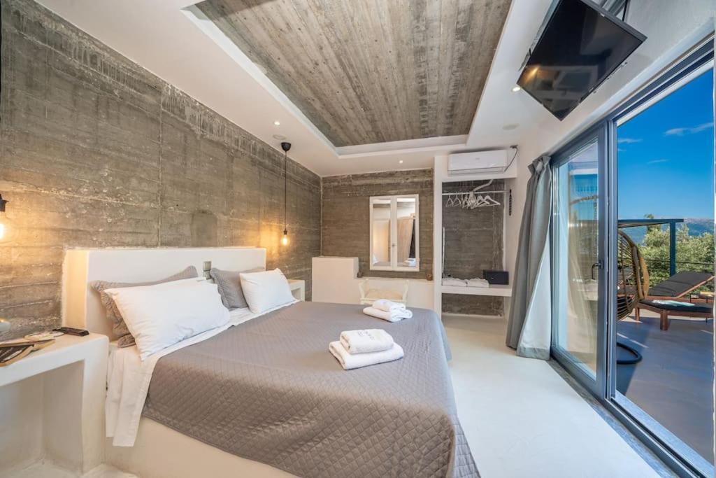 Villa Elisabeth Sea View Private Pool Fiskardo Kefalonia Katsarata Экстерьер фото