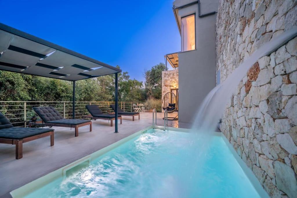 Villa Elisabeth Sea View Private Pool Fiskardo Kefalonia Katsarata Экстерьер фото