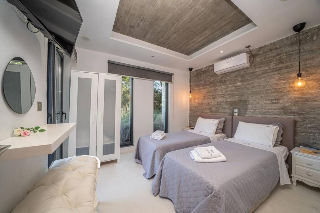 Villa Elisabeth Sea View Private Pool Fiskardo Kefalonia Katsarata Экстерьер фото