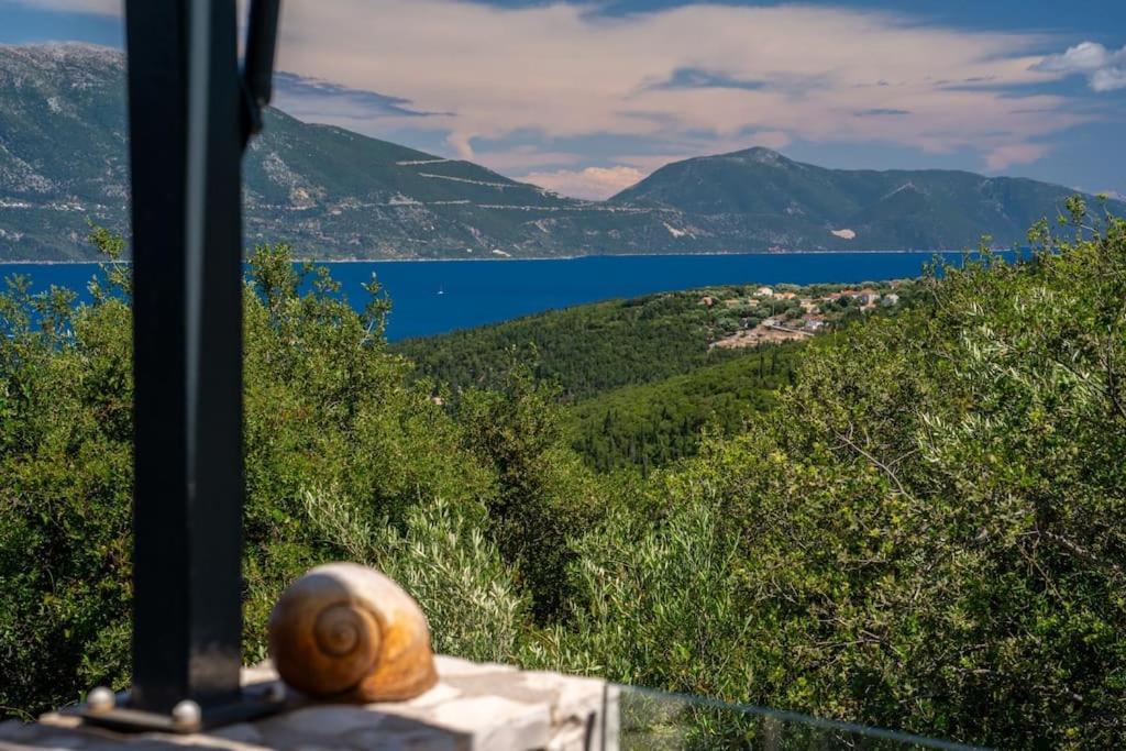Villa Elisabeth Sea View Private Pool Fiskardo Kefalonia Katsarata Экстерьер фото
